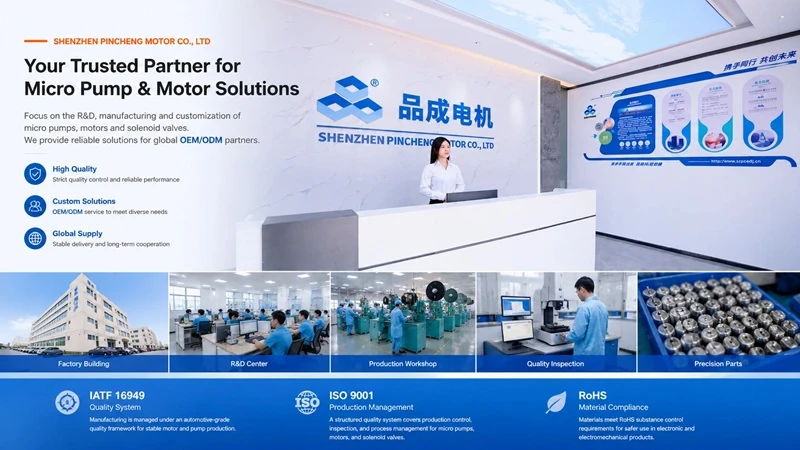 Shenzhen Pincheng Motor micro pump manufacturing factory